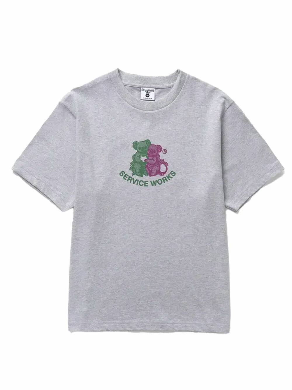 NEW SERVICE WORKS men's family fruit tee in heather grey